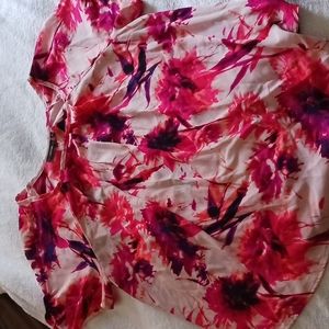 Beautiful floral sheer blouse